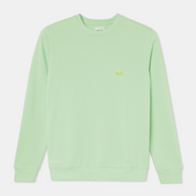 Sweatshirt Sweater Longsleeve Mint with logo Front