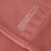 Sweatshirt Sweater Pink with Logo Organic Cotton Details