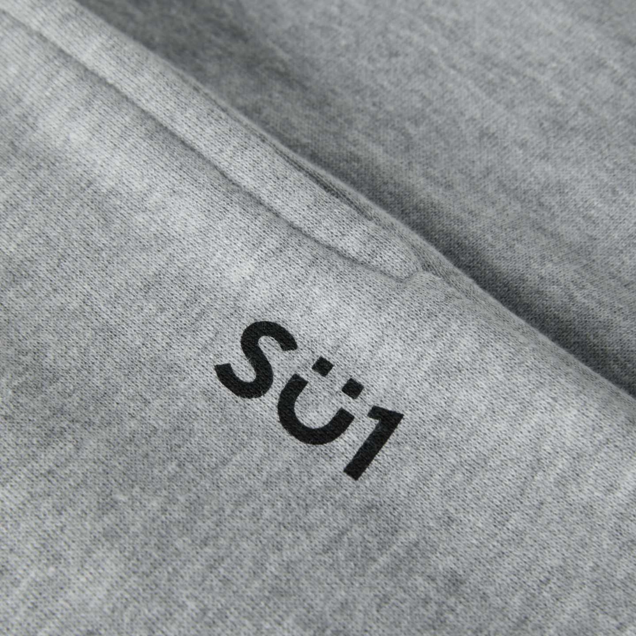 Organic Cotton Sport Shorts Grey Details