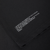 T-shirt Oversized Loose Fit Black Plain Su1 Details