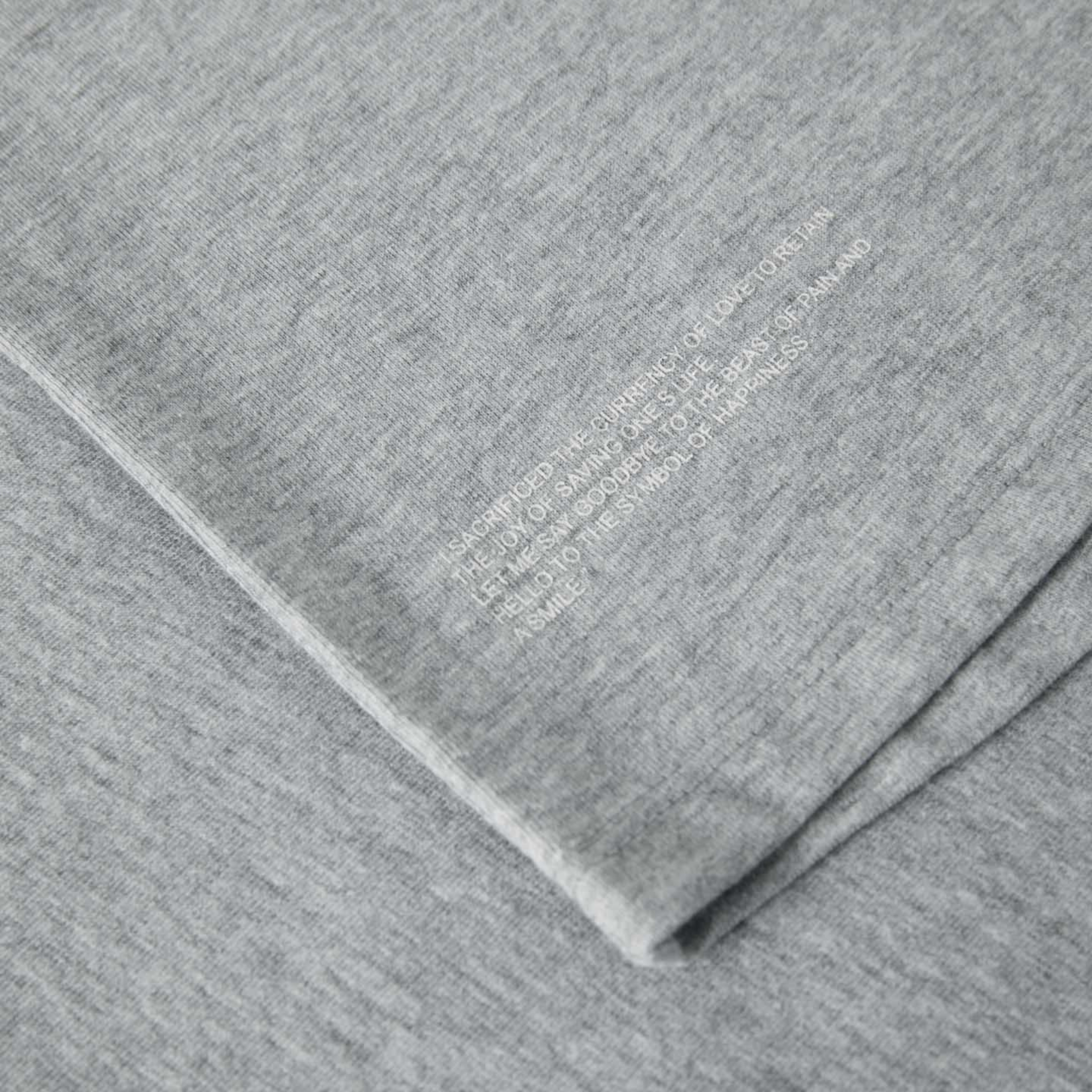 T-shirt Oversized Loose Fit Grey Plain Su1 Details
