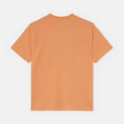 T-shirt Oversized Loose Fit Orange Plain Su1 Back