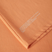 T-shirt Oversized Loose Fit Orange Plain Su1 Details