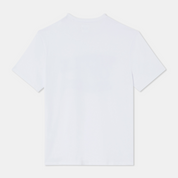 T-shirt Oversized Loose Fit White Plain Su1 Back