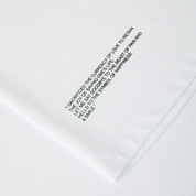 T-shirt Oversized Loose Fit White Plain Su1 Details