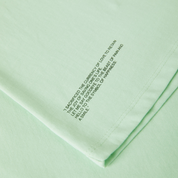 T-shirt Oversized Loose Fit Mint Green Sentence Details