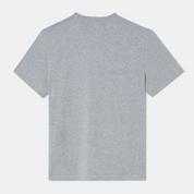 T-shirt Oversized Loose Fit Grey Plain Back