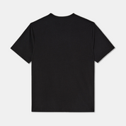 T-shirt Oversized Loose Black Big Logo Cities Back