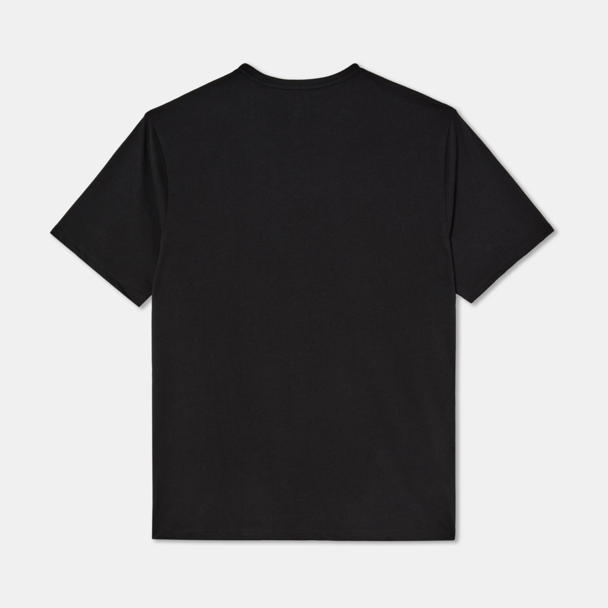 T-shirt Oversized Loose Black Big Logo Cities Back
