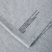 T-shirt Oversized Loose Grey Big Logo Cities Details
