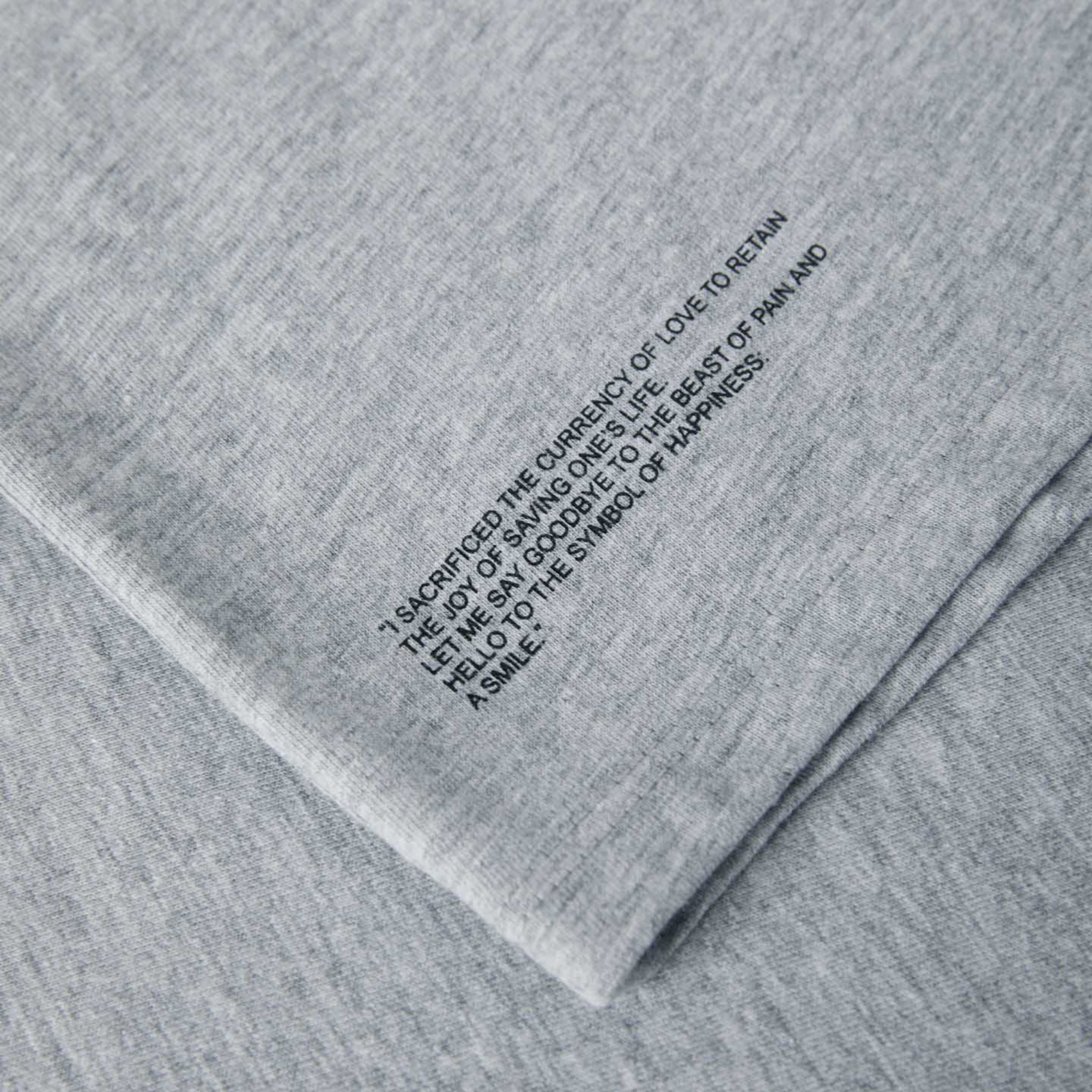 T-shirt Oversized Loose Grey Big Logo Cities Details