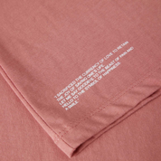 Oversized Pink T-shirt Big Logo Cities Details