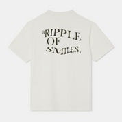 Regular Fit T-shirt Beige Big Logo Back