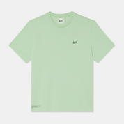 Regular Fit T-shirt Mint Green Small Logo Front