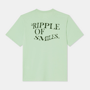 Regular Fit T-shirt Mint Green Big Logo Back