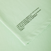 Regular Fit T-shirt Mint Green Sentence Details