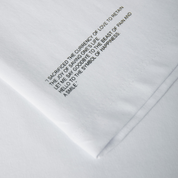 Oversized White T-shirt Logo Su1 Details