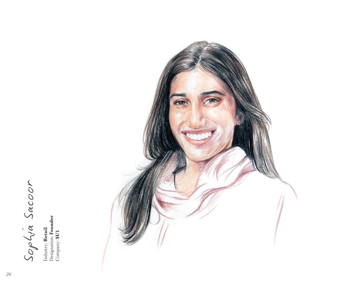 Sofia Sacoor is making headlines with SU1, her athleisure brand that marries fashion with philanthropy