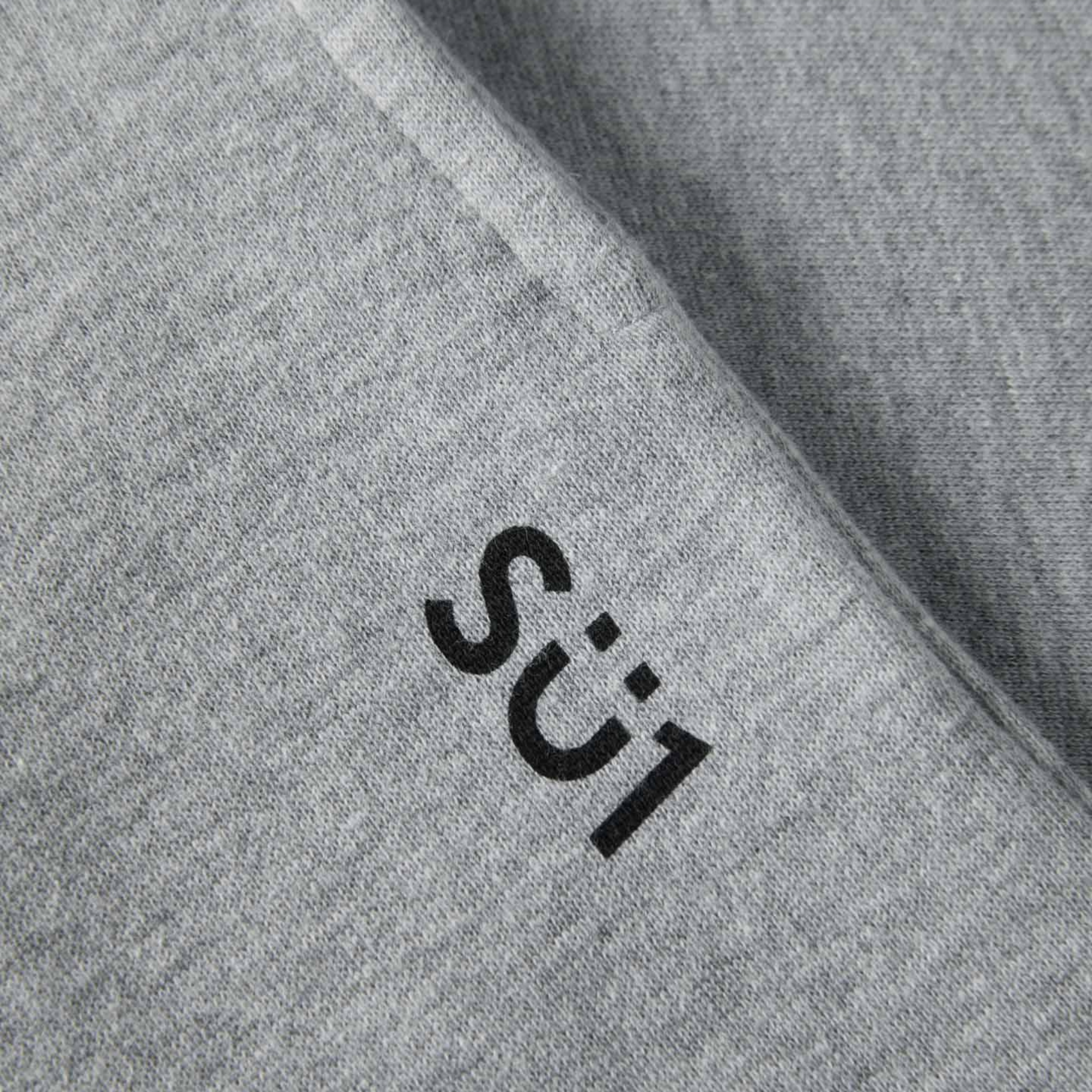 Organic Cotton Sport Trousers Pants Grey Details