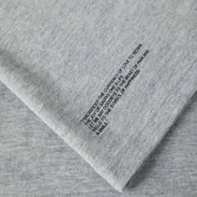 T-shirt middle crop grey big logo details