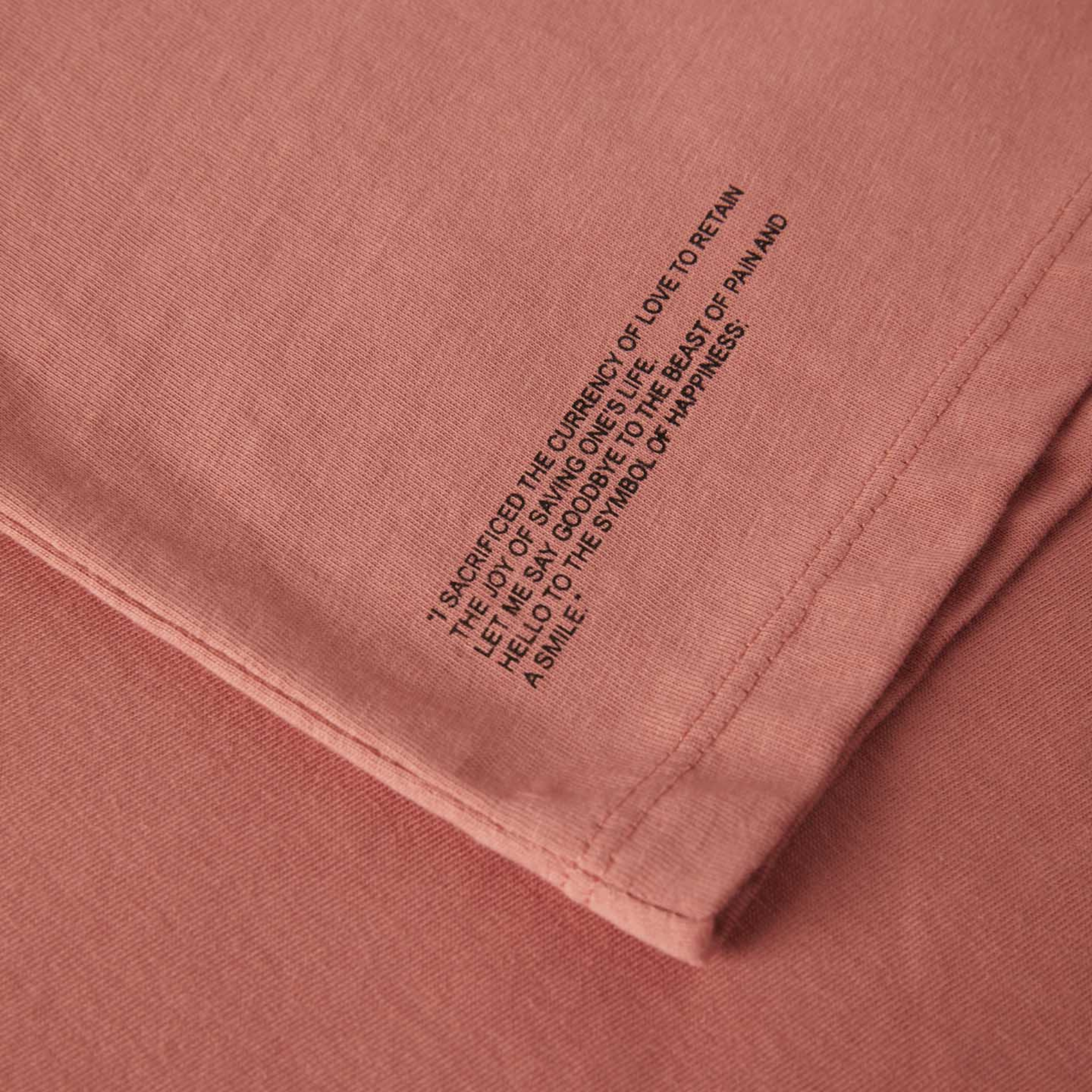 T-shirt middle crop pink big logo details