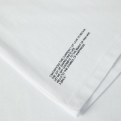 T-shirt middle crop white big logo details