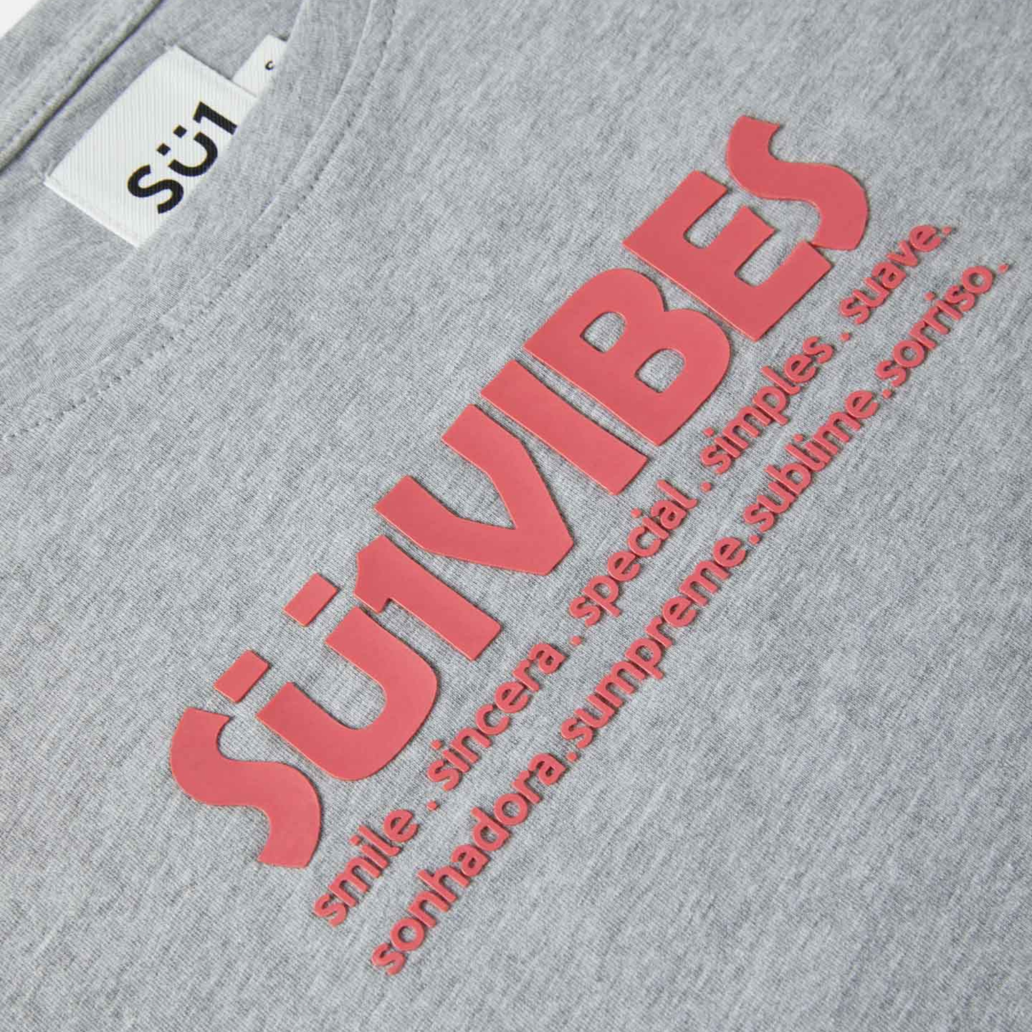 T-shirt middle crop grey medium logo details