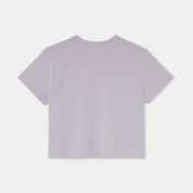 T-shirt middle crop pink back
