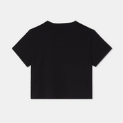 Mid Crop T-shirt Black Back