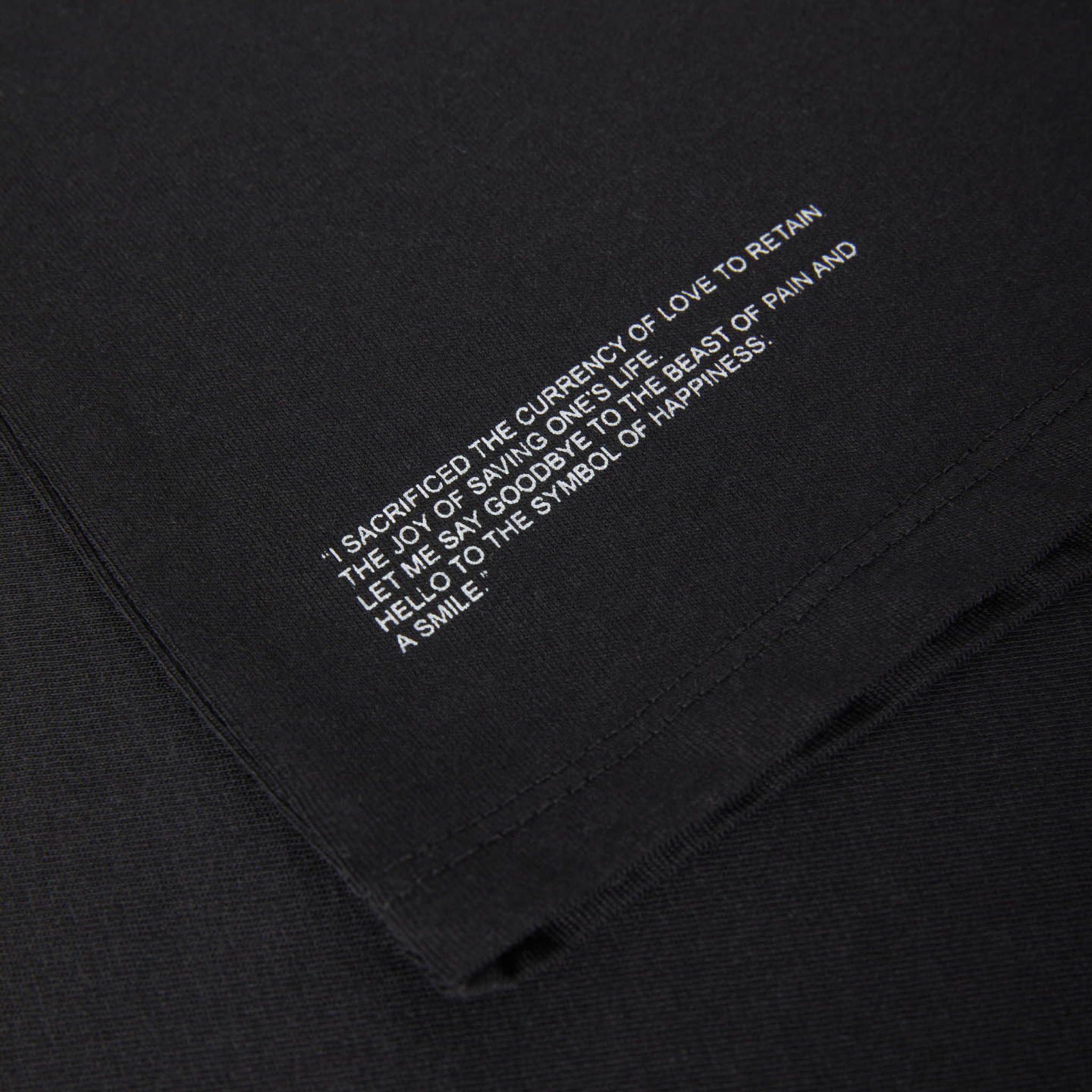 Mid Crop T-shirt Big Logo X Black Details