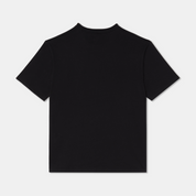 Black Oversized Loose Fit T-shirt Plain Back