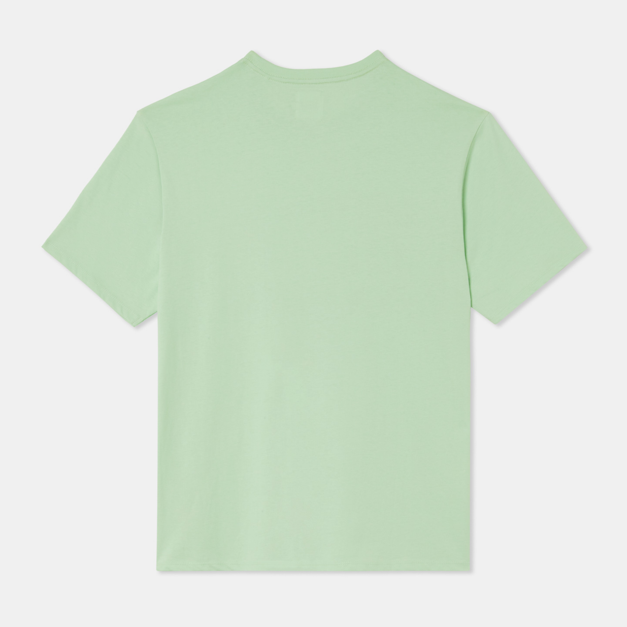 T-shirt Oversized Loose Fit Mint Green Plain Back