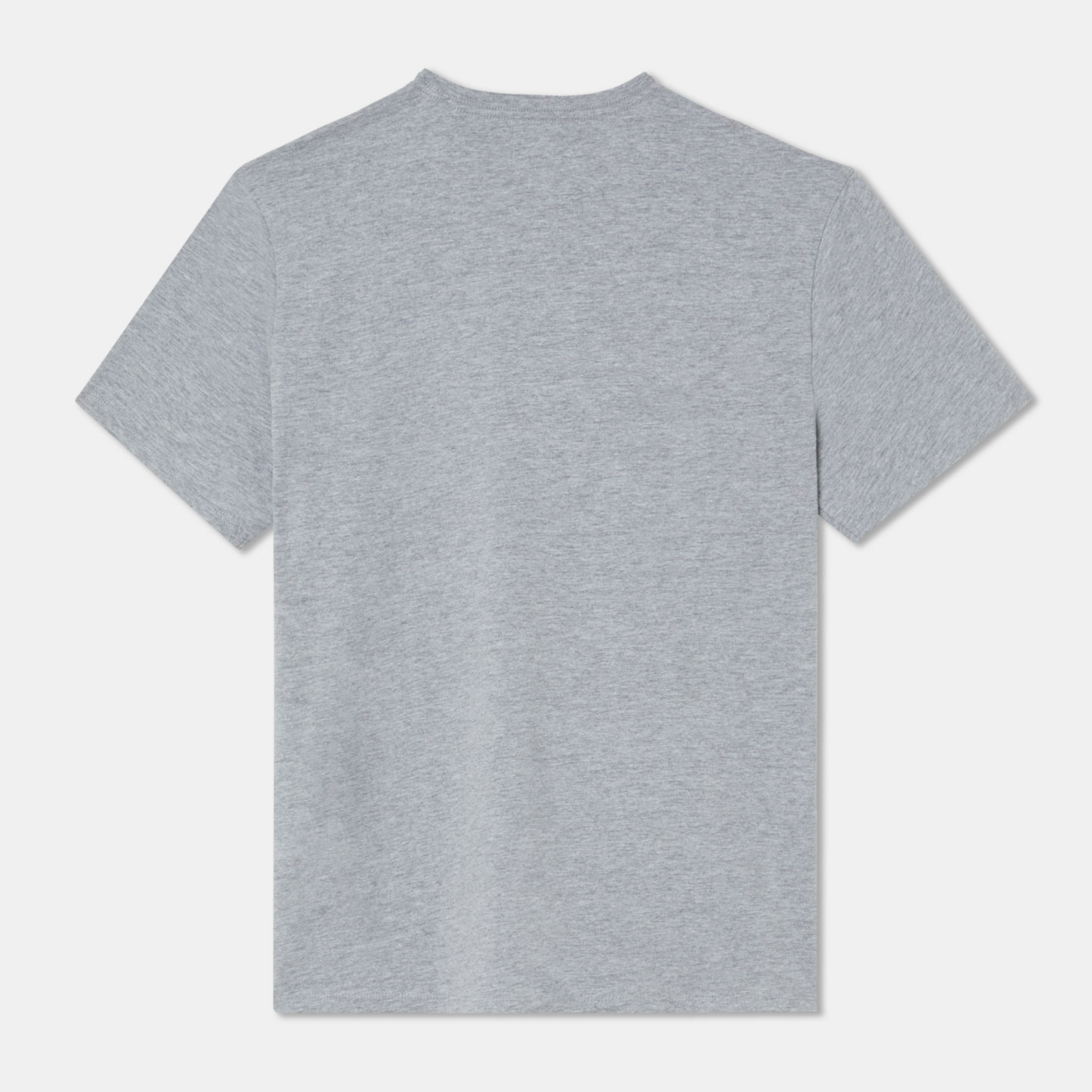 T-shirt Oversized Loose Fit Grey Plain Back