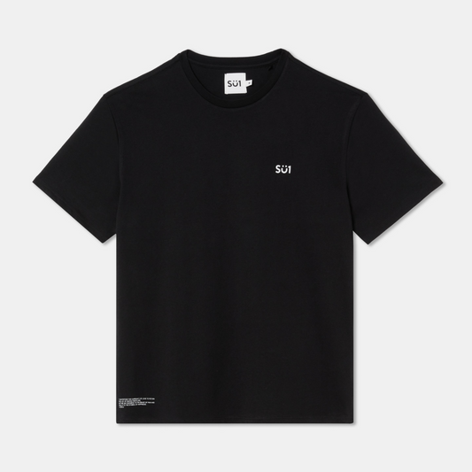 Regular Fit T-shirt Black Small Logo Front